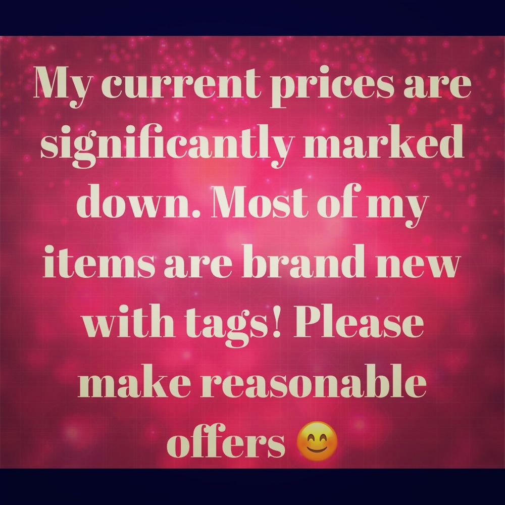 Reasonable offers accepted